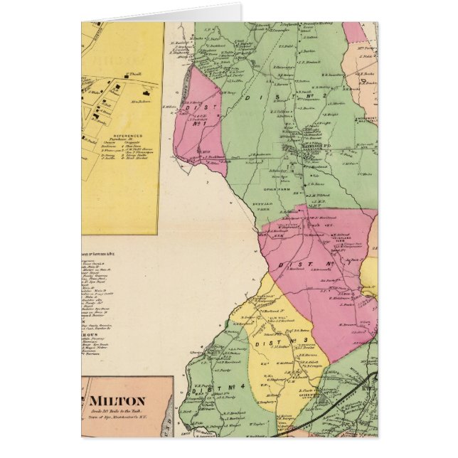 Cartão Harrison, cidades de Rye (Frente)