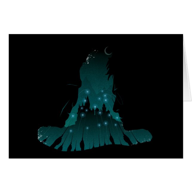 Cartão Harry Potter | Batalha De Hogwarts Wizard Hat (Frente Horizontal)