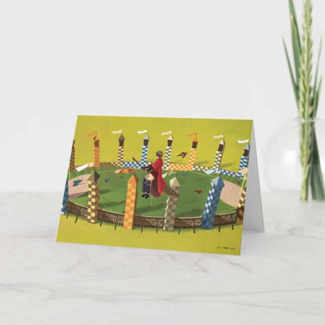 Cartão HARRY POTTER™ buscando o dedo do Ouro (Frente)