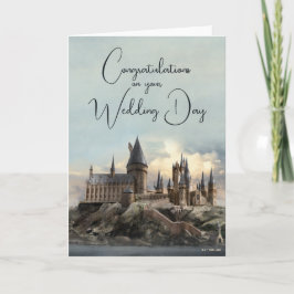 Cartão Harry Potter | Casamento no Castelo de Hogwarts