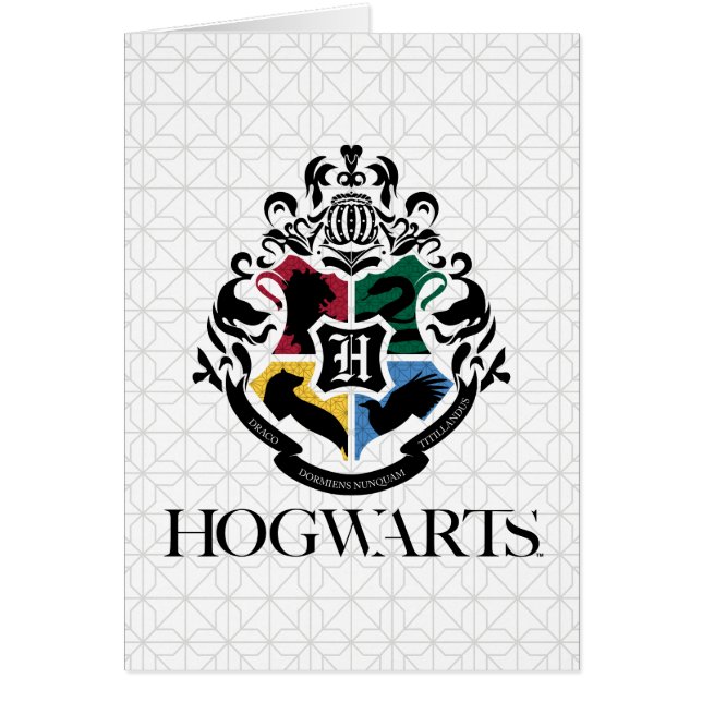 Cartão Harry Potter | HOGWARTS™ Pride School Crest (Frente)