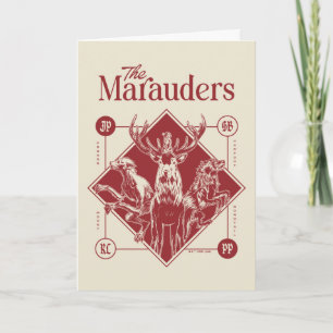 Cartão HARRY POTTER™ O Gráfico Marauders Animagus