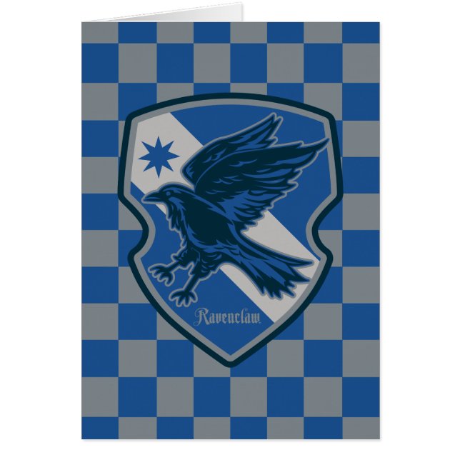 Cartão Harry Potter | Ravenclaw House Pride Crest (Frente)