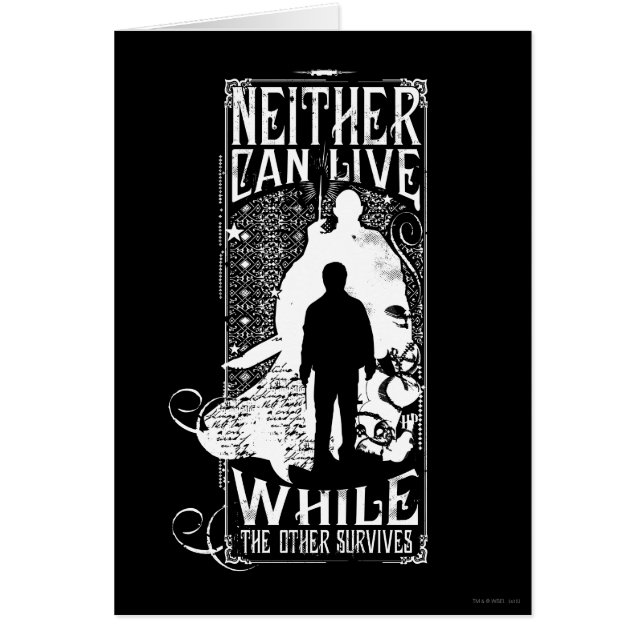 Cartão Harry Potter Spell | Nem Pode Viver (Frente)