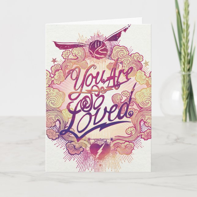 Cartão Harry Potter | Você É Tão Amado (Frente)