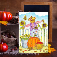Harvest Bear Happy Fall Y All Card