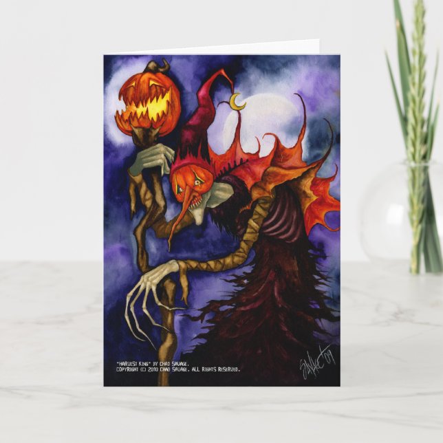 Cartão Harvest King Greeting Card (Frente)