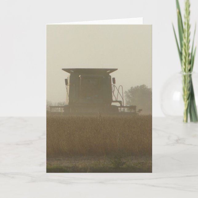 Cartão Harvesting Time (Frente)