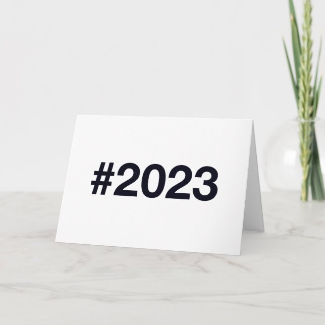 Cartão Hashtag 2023 (Frente)