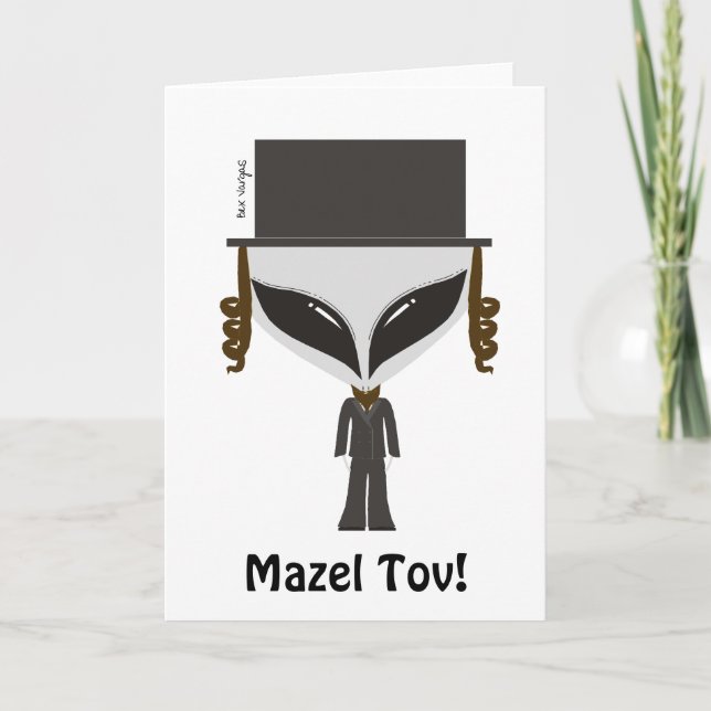 Cartão Hasidic Jew Greeting Card (Frente)