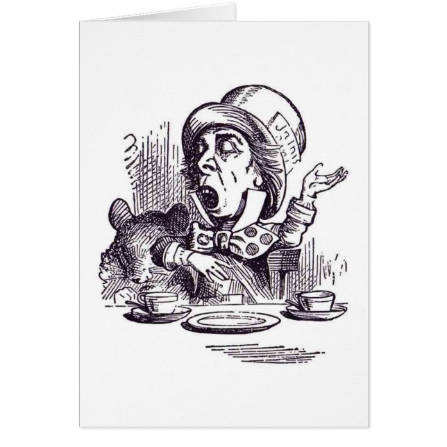Cartão Hatter louco (Frente)