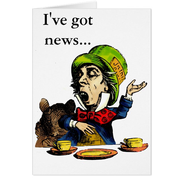 Cartão Hatter louco (Frente)