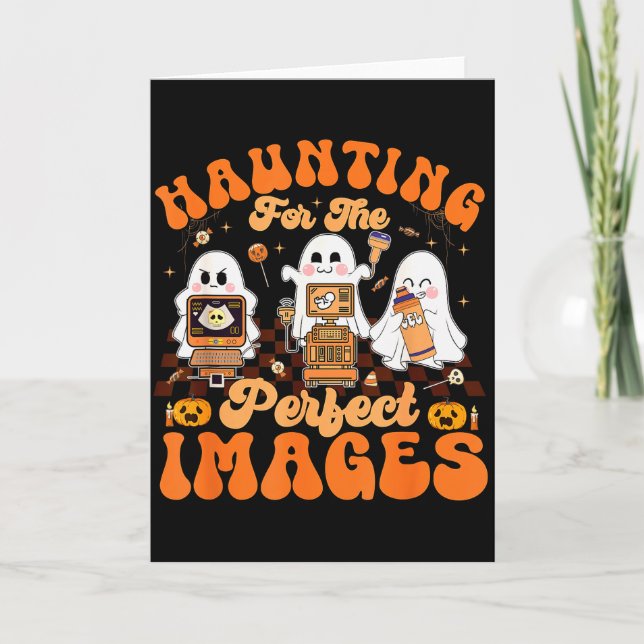 Cartão Haunting For The Perfect Images Medical Ultrasound (Frente)