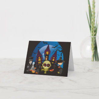 Cartão Haunting Halloween Nights