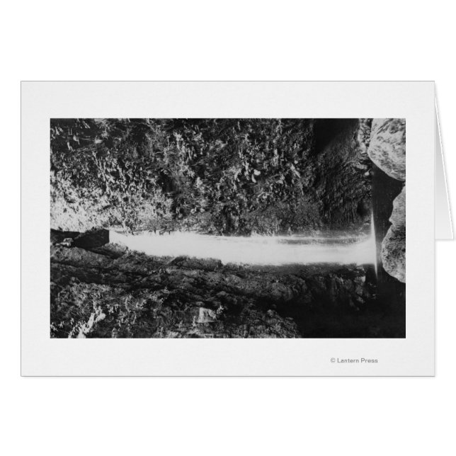 Cartão Hauula, HI - Sagradas Quedas, Perto de Cooper Ranc (Frente Horizontal)