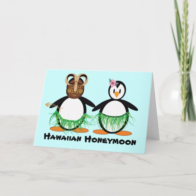 Cartão Havaiana Honeymoon (Frente)