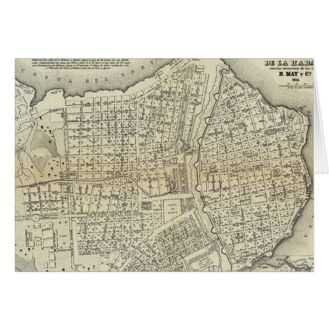 Cartão Havana, Cuba (Frente Horizontal)