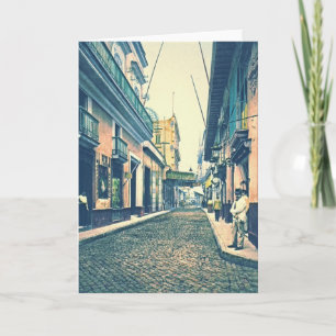 Cartão Havana Street Cuba 1899