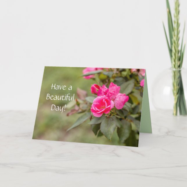 Cartão Have a Beautiful Day Greeting Card (Frente)