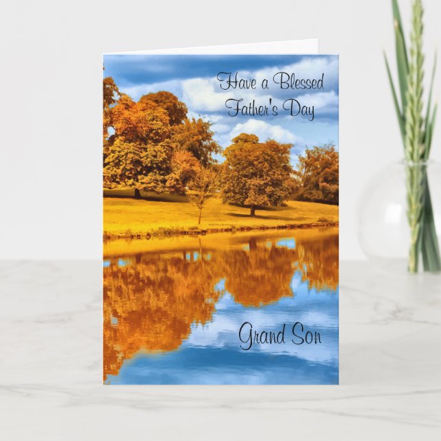 Cartão Have a Blessed Father's Day (Frente)