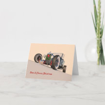 Have A Classic Christmas Hot Rod Card