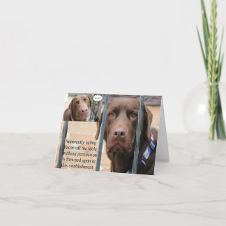 Cartão Have a fabulous birthday...without consequences