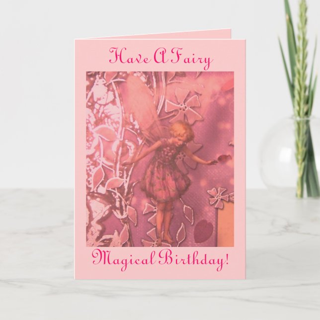 Cartão Have A Fairy Magical Birthday! Card (Frente)