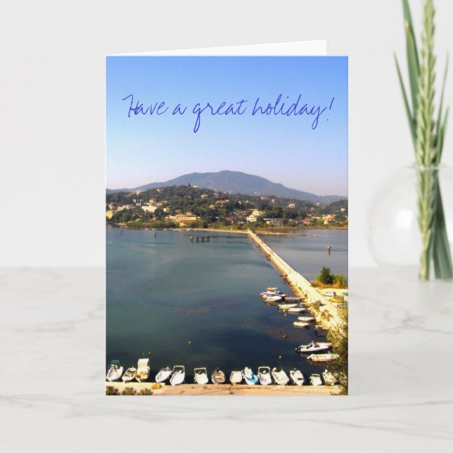 Cartão Have a great holiday! (Frente)