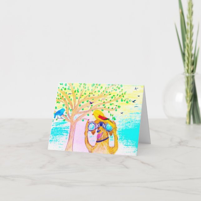 Cartão Have A Paw-Some Birthday! (Frente)