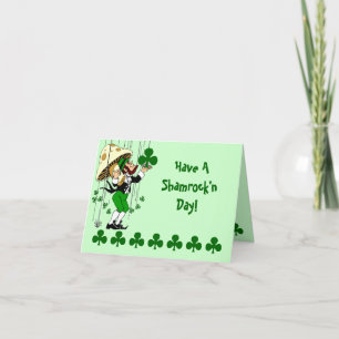 Cartão Have A Shamrock'n Day Card Happy St. Patrick's!