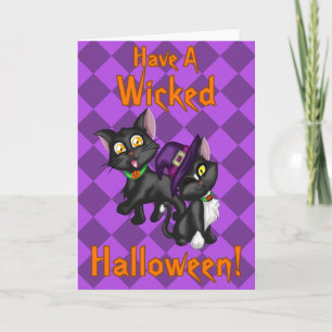 Cartão Have a Wicked Halloween!