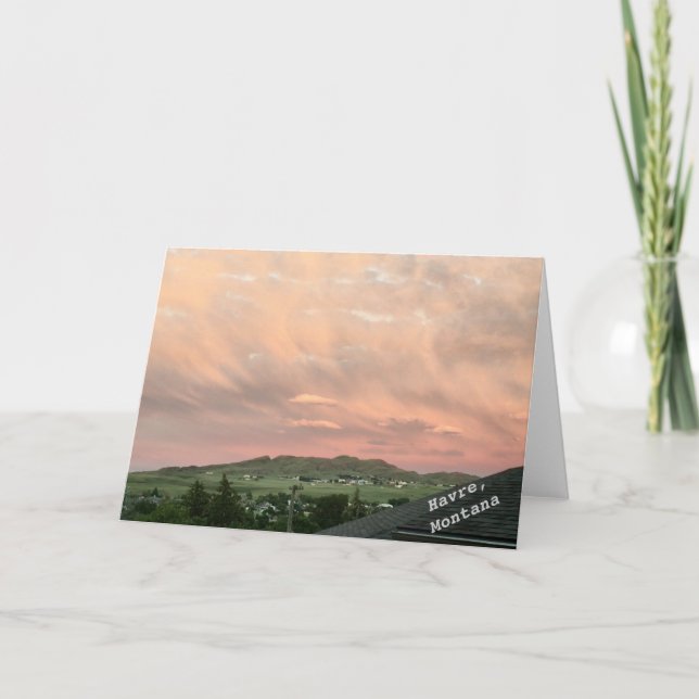 Cartão Havre Montana (Frente)