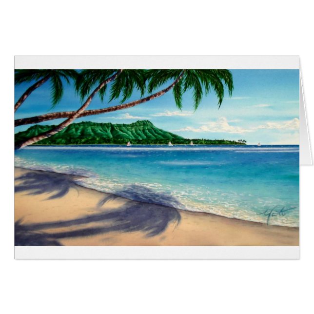 Cartão hawaii (Frente Horizontal)