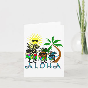 Cartão Hawaii Aloha Shirt Dabbing Pineapple T Shirt Hawai