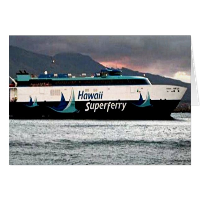 Cartão Hawaii Superferry (Frente Horizontal)