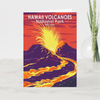Hawaii Volcanoos National Park Vintage