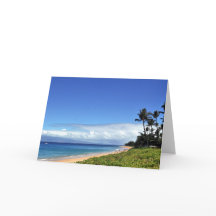 Hawaiian Beach Day Card