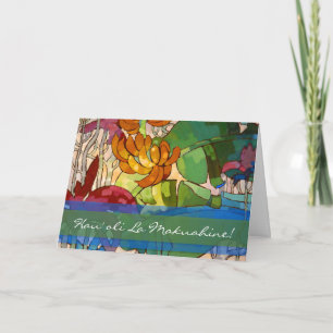 Cartão Hawaiian Flowers Mother's Day Card