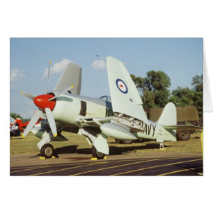 Cartão Hawker Sea Fury no CAF, Minnesota Wing, no