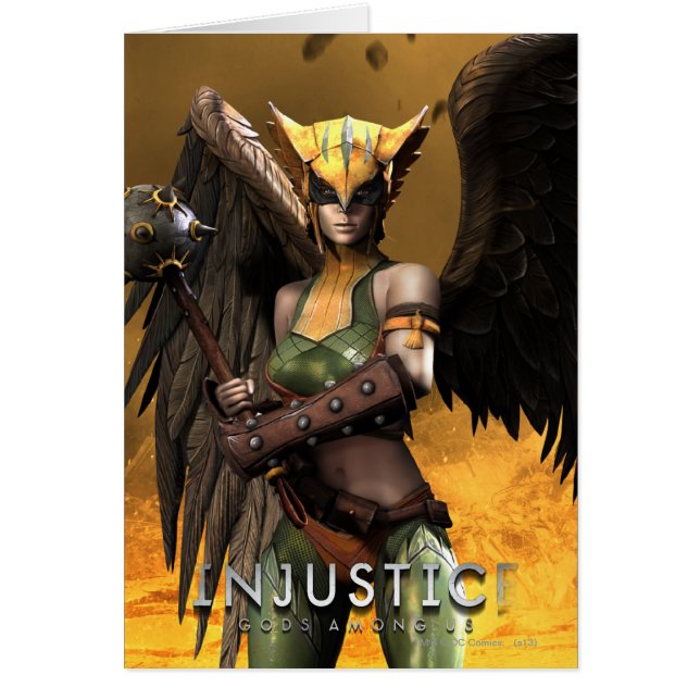 Cartão Hawkgirl (Frente)