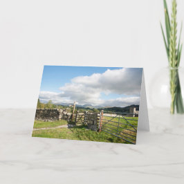 Cartão Hawkshead Cumbria Inglaterra