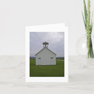 Cartão Hawthorne Schoolhouse, Bridgport, VT