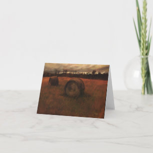 Cartão Haybales Notecard