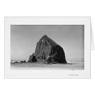 Cartão Haystack Rock em Cannon Beach, Oregon Photoshot