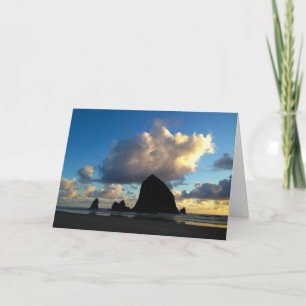 Cartão Haystack Rock Greeting Card