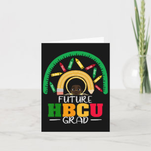 Cartão Hbcu Futuro Formando Graduação De Menino Negro Hbc