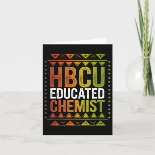 Cartão Hbcu Químico Educado História Negra Mês Futura G