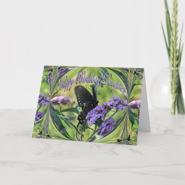 Cartão HBday to a Daughter-customize (Frente)