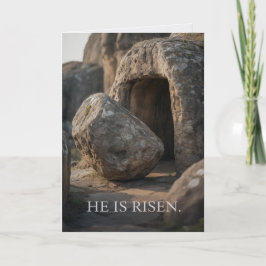 Cartão He Is Risen Easter Bulk Church Greeting Cards