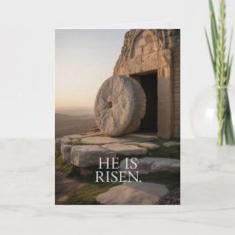 Cartão He Is Risen Easter Bulk Church Greeting Cards